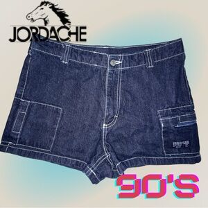 Jordache Dark Blue Denim Women's Shorts